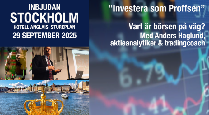 ”Investera som Proffsen”på Hotell Anglais, Stureplan!